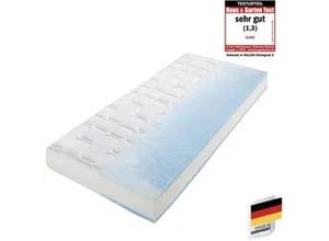 4057651171425 - Gelschaummatratze BECO GUMO MAXX Matratzen Gr 3 (81 kg - 100 kg) 25cm Polyester Bezug Material oben Kunstfaser Material unten Kunstfaser B L 100cm x 210cm weiß Matratze in verschiedenen Größen luxuriöse Matratzenhöhe von 25 cm