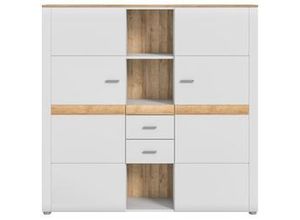 4057651178530 - Highboard INOSIGN grau (ashgra eiche) B141cm H138cm T37cm Sideboards