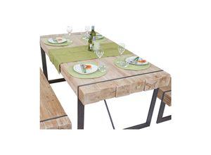 4057651186467 - Esszimmertisch MCW-A15 Esstisch Tisch Tanne Holz rustikal massiv FSC-zertifiziert ~ naturfarben 80x180x90cm