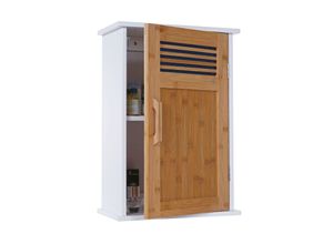 4057651187662 - Hängeschrank MCW-A85 Badschrank Wandschrank Bambus 52x35x21cm weiß 4057651187662 - Hängeschrank MCW-A85 Badschrank Wandschrank Bambus 52x35x21cm weiß