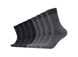 4057651192666 - Socken SOLIVER Socken 8er Pack Damen Gr 35 38 grau 70% Baumwolle 27% Polyester 1% Polyamid 2% Elasthan uni Socken