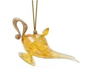 4057651207698 - Dekoobjekt SWAROVSKI Kristallhänger Aladdin Wunderlampe Ornament 5610683 Dekofiguren Gr B H T 198 cm x 3 cm x 602 cm Aladdin Wunderlampe Ornament gelb (gelb goldfarben) Swarovski Kristall