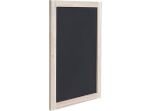 4057651226101 - - 2er-Set Wandtafel 993 Kreidetafel Schreibtafel Schiefertafel Dekotafel Notiztafel 60x40cm - beige