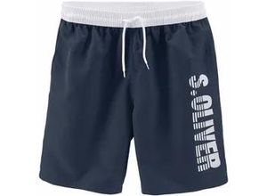 4057651235691 - Badeshorts SOLIVER Gr L (52) Lang blau (marine (langgröße)) Herren Polyester Badehosen