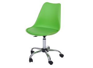 4057651238883 - Drehstuhl Malmö MCW-B15 Bürostuhl Arbeitshocker höhenverstellbar ~ Kunstleder grün 4057651238883 - Drehstuhl Malmö MCW-B15 Bürostuhl Arbeitshocker höhenverstellbar ~ Kunstleder grün