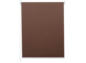 4057651268828 - Rollo MCW-D52 Fensterrollo Seitenzugrollo Jalousie Sonnenschutz Verdunkelung blickdicht 100x230cm ~ braun