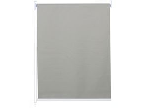 4057651282824 - Rollo MCW-D52 Fensterrollo Seitenzugrollo Jalousie Sonnenschutz Verdunkelung blickdicht 100x160cm ~ grau