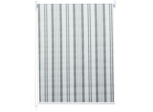 4057651283524 - Rollo MCW-D52 Fensterrollo Seitenzugrollo Jalousie Sonnenschutz Verdunkelung blickdicht 120x160cm ~ grau weiß 4057651283524 - Rollo MCW-D52 Fensterrollo Seitenzugrollo Jalousie Sonnenschutz Verdunkelung blickdicht 120x160cm ~ grau weiß