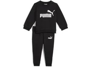 4057651372648 - Trainingsanzug PUMA MINICATS ESS CREW SET FL INF Kinder Gr 92 schwarz (puma schwarz) Fleece Obermaterial 68% Baumwolle 32% Polyester unifarben sportlich regular fit Sportanzüge