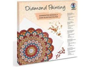 4057651383071 - URSUS Erwachsenen Bastelsets Diamond Painting Diamanten Mandala rot orange petrol (Set 6)