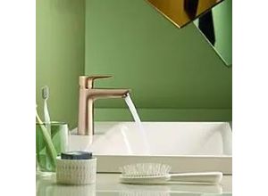 4057651411545 - hansgrohe Talis E Waschtisch-Einhebelmischer 71710140 mit Ablaufgarnitur brushed bronze