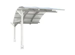 4057651433141 - Einzelcarport SKANHOLZ Schwaben Erweiterung weiß B H T 299cm x 263cm x 630cm Carports Erweiterung 299 x 630 cm