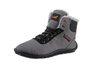 4057651434544 - Barfußschuh LEGUANO KOSMO Gr 46 grau (anthrazit) Damen Schuhe Barfußschuh Schnürboots Bequemschuh mit einzigartiger Halbkugel-Laufsohle Bestseller