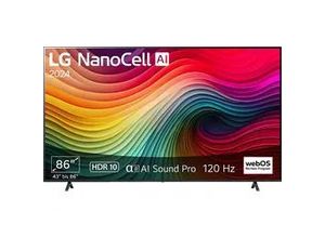 4057651444154 - LG 86NANO81T6A NanoCell TV (Flat 86 Zoll   218 cm UHD 4K SMART TV webOS 24 mit ThinQ)