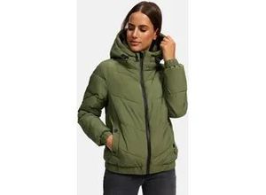 4057651487366 - Winterjacke MARIKOO Nayanaa Gr XS grün (olive) Damen Jacken mit abnehmbarer Kapuze