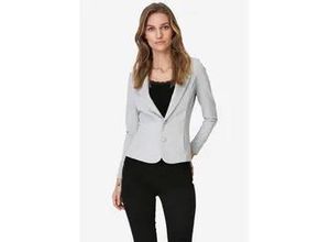 4057651491509 - Jerseyblazer SOYACONCEPT SC-Daniela1 Gr S (36) grau (lt grey melange) Damen Blazer ein modisches Basic