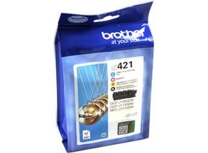 4057651498645 - 4 Brother Tinten LC-421VAL Multipack 4-farbig