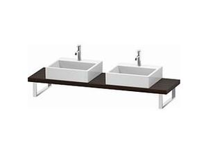 4057651513348 - Duravit L-Cube Konsole LC101C06969 Stärke 45 cm nussbaum gebürstet für Aufsatzbecken variabel