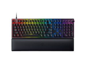 4057651513478 - RAZER Huntsman V2 Snap Tap Tastatur Opto-Mechanical Razer Linear Optical Switch (Rot) kabelgebunden Schwarz