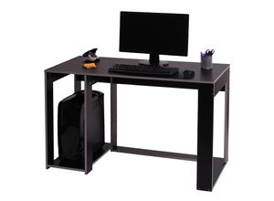 4057651524009 - Schreibtisch MCW-J26 Computertisch Bürotisch 120x60x76cm ~ schwarz-grau