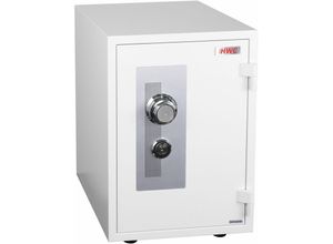 4057651603216 - - Tresor 399 feuerfest (60min) Safe Geldschrank Doppelbolzenverriegelung 44kg Metall 52x36x39cm 20L weiß - white