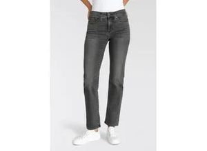 4057651604855 - Gerade Jeans LEVIS 314 Shaping Straight Damen Gr 27 Länge 30 blau (river rock) Denim Jeans Obermaterial 70% Baumwolle 20% Polyester 8% Viskose 2% Elasthan casual gerade lang Jeans mit Stretch