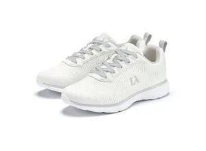 4057651631288 - Sneaker LASCANA Gr 42 grau (weiß hellgrau) Damen Schuhe Freizeitschuh Halbschuh im sportiven Look VEGAN Bestseller