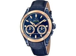 4057651641355 - Chronograph JAGUAR Connected J960 1 Armbanduhren blau Herren Armbanduhr Quarzuhr Herrenuhr Saphirglas Stoppfunktion