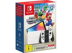 4057651648651 - NINTENDO SwitchTM – OLED-Modell (weiß) + Super Mario BrosTM Wonder Nintendo Switch Online 12-monatige (365-tägige) Einzelmitgliedschaft