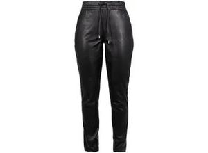 4057651702964 - Lederhose MAURITIUS MWTamika Gr XXXL N-Gr schwarz Damen Obermaterial 100% Schafsleder Futter 100% Polyester unifarben Hosen elastischer Taillenbundmti Kordelzug