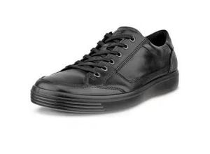 4057651703879 - Sneaker ECCO CLASSIC Gr 47 schwarz Herren Leder Schuhe in klassischer Optik Freizeitschuh Halbschuh Schnürschuh