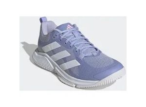 4057651704104 - Hallenschuh ADIDAS PERFORMANCE COURT TEAM BOUNCE 20 Gr 42 violet tone cloud weiß clear pink Synthetik Textil sportlich Schuhe besonders geeignet für Handball