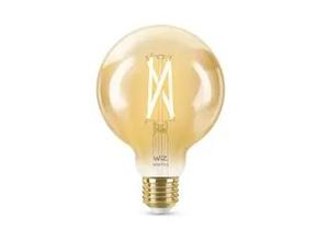 4057651771014 - WiZ 50W E27 Globeform Filament Amber Warm- und Kaltweiß - Weiß