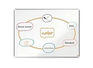 4057651843117 - Nobo Premium Plus Whiteboard 1915156 Wandmontiert Magnetisch Lackierter Stahl 120 x 90 cm