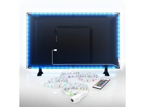 4057722001194 - Bklicht - TV-Hintergrund-Beleuchtung usb LED-Streifen Farbwechsel LED-Band Fernseher - 30