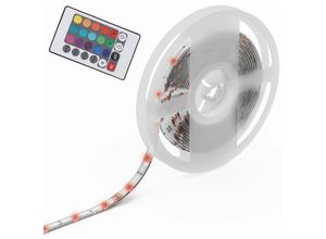 4057722002832 - Bklicht - 5m led Band Stripe rgb Streifen Farbwechsel Lichtleiste Lichtkette Fernbedienung - 30