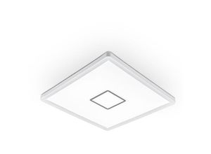 4057722003440 - Bklicht - led Deckenlampe ultraflach Wohnzimmer Panel Deckenleuchte Flur Slim weiß silber - 20