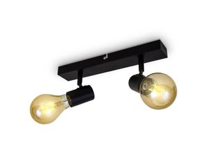 4057722003655 - Bklicht - Retro Deckenlampe Vintage Deckenleuchte Spot matt Industrie Wohnzimmer Flur E27 - 10