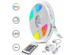 4057722004898 - Bklicht - 2-10m led Band Streifen rgb Stripe Lichtleiste Lichtschlauch Farbwechsel tv  5 Meter - 30