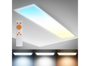 4057722005666 - Bklicht - led Panel Deckenleuchte cct ultraflach dimmbar Wohnzimmer Schlafzimmer Slim weiß - 20