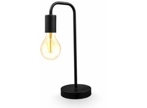 4057722006243 - Bklicht - Tischlampe Vintage Tischleuchte Retro Dekolicht Wohnraum Flur Edison E27 schwarz - 10