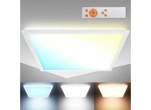 4057722008421 - Bklicht - led Panel 45x45cm flach Deckenlampe Leuchte Wohnzimmer dimmbar cct weiß 24W Büro