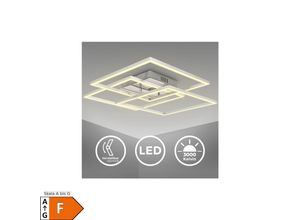 4057722008520 - Bklicht - led Deckenleuchte Büro-Deckenlampe schwenkbar chrom-alu 40W Wohnzimmer warmweiß