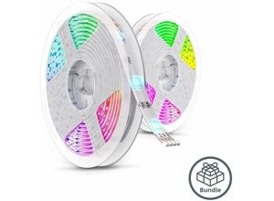 4057722010189 - LED Strip 20 Meter Lichtleiste RGB LED Beleuchtung mit Fernbedienung dimmbar