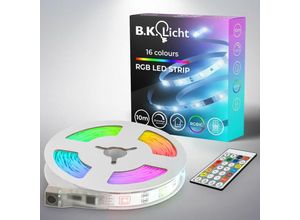 4057722011186 - Bklicht - 10m led Band Magic rgb Strip Musiksensor Lichtstreifen Farbwechsel selbstklebend