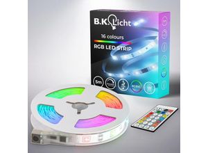 4057722011216 - Bklicht - 5m led Strip Magic rgb Band Musiksensor Lichtstreifen selbstklebend Farbwechsel