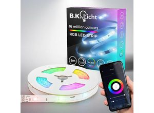 4057722011230 - Bklicht - 5m led Band Magic rgb Licht-Streifen WiFi Bluetooth mit app Musiksensor Flexband