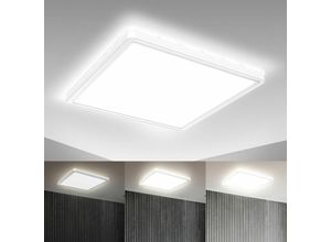 4057722013371 - Bklicht - led Panel Deckenlampe dimmbar ultraflach Deckenleuchte Wohnzimmer Flur weiß - 20