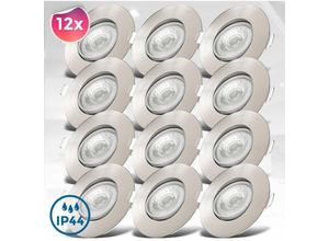 4057722014392 - Bklicht - 2x 6er-Set led Einbauleuchte dimmbar Deckenlampe Einbauspots schwenkbar 5W Spot Strahler