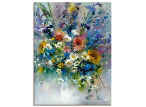 4057738459231 - Wandbild ARTLAND Blumen Impression Bilder Gr B H 30 cm x 40 cm Leinwandbild Blumen Hochformat 1 St bunt Bild Leinwandbild Kunstdrucke Bilder als Leinwandbild Wandaufkleber oder Poster in versch Größen